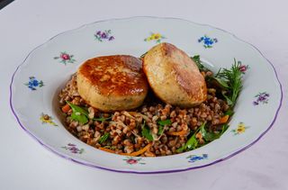 Котлеты из индейки с гречкой и грибами(350гр)