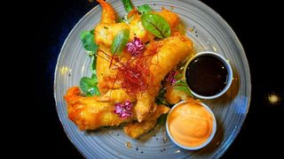 Tempura z kurczaka na ostro