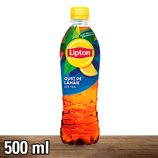 Lipton Ice Tea cu extract de ceai negru si suc de lamaie, 500ML