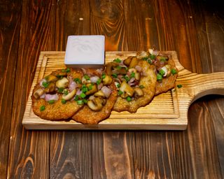 Деруни з беконом та грибами (180/100/100г)