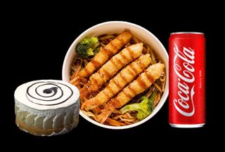 Menu Nouilles Crevettes