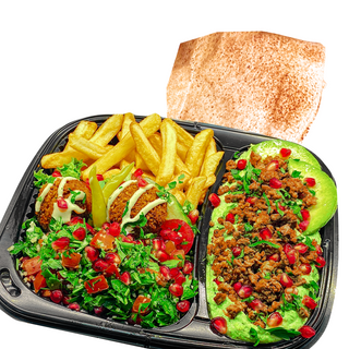 Hummus avocado vita mix mezze