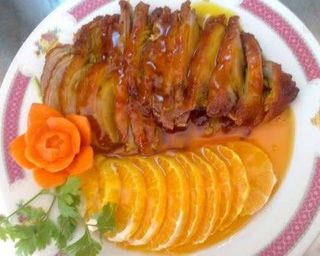 Pato con Salsa Naranja
