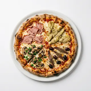 Pizza Cuatro Estaciones (33 Cm.)