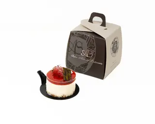 Cheesecake fragola monoporzione