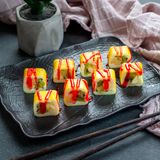 Քաղցր ռոլլ բանան և կիվի