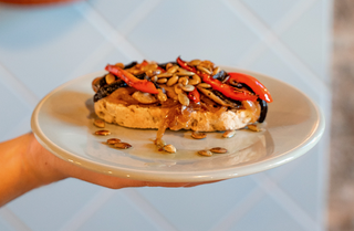 Mushrooms on Caramel