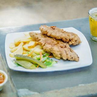 Snitel din piept de pui