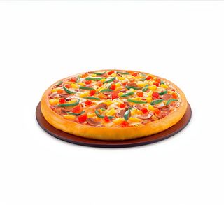 Pizza vegetal 33 cm.