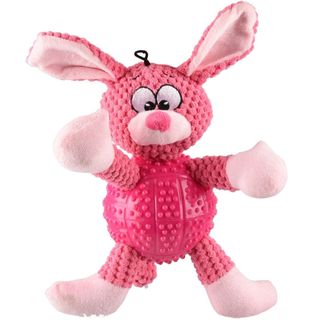 FLAMINGO Igračka za pse Zec/Lopta, Roze, 32cm, fi 9cm (KOD FLA519989)