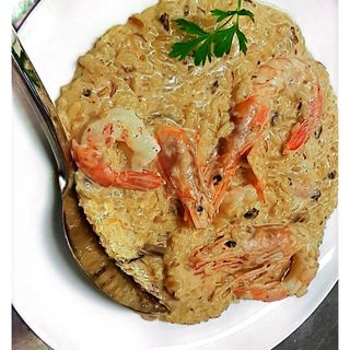 Rissoto cream y gamba