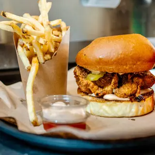 Chicken Burger Menu