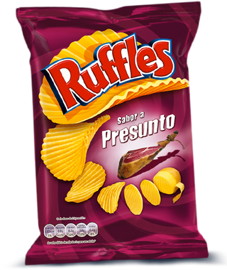 Ruffles presunto pacote pequeno