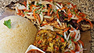 Attiéké + Poisson Appolo