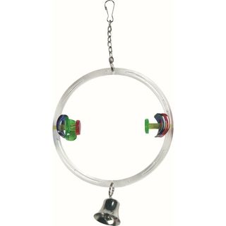 FLAMINGO Igračka za ptice Ljuljaška okrugla sa držačem fi 11cm (KOD FLA102642)