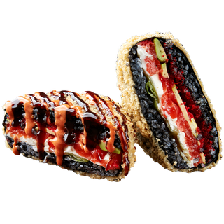 Суші-Бургер БЛЕК з лососем (400 г)