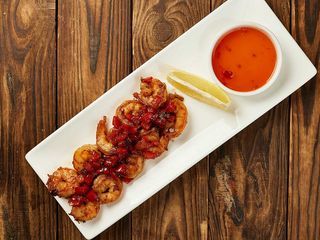 Креветки смажені