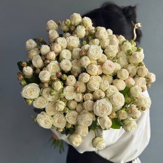 Букет кущових троянд Принцеса Бомбастік поштучно