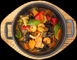 Fructe de mare pe placa incinsa