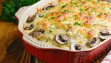 Gratin À La Reine Et Champignons