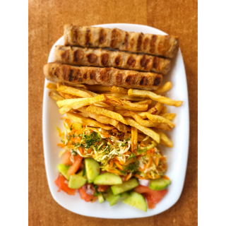 3бр. Кебапчета с гарнитура