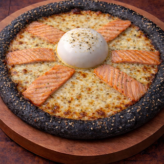 ბურატა ორაგულით 28სმ