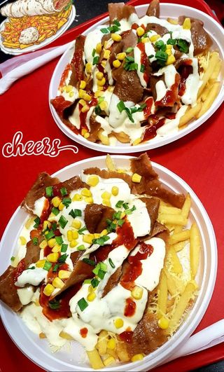 Frytki z posypką duże 