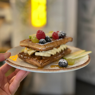 Waffle con Nocilla 