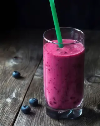 smoothie fruits rouges