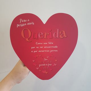 Coração Grande "Querida"