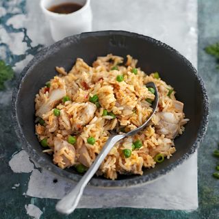 Arroz Frito Con Pollo