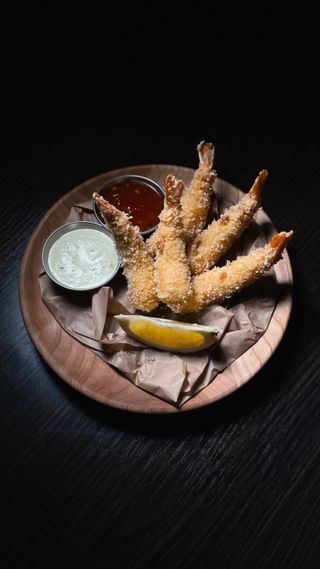 Креветки панко