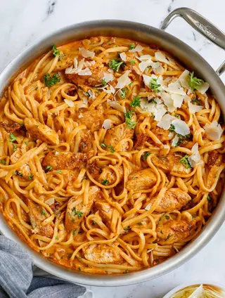Spaghetti Spicy Chicken