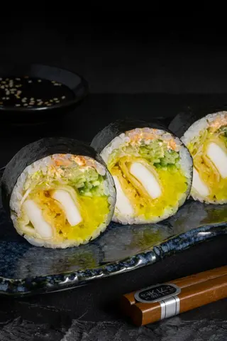 Futomaki kalmar tempura