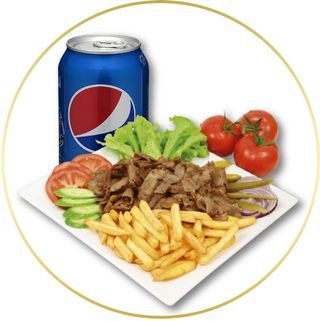 Menú Plato Kebab Con Todo