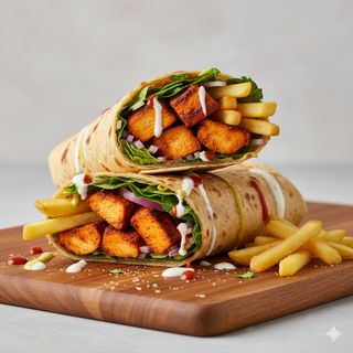 Piadina tikka bbq