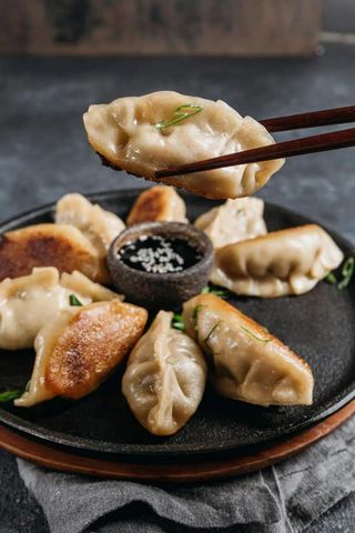 Gyozas de marisc (fregides  )