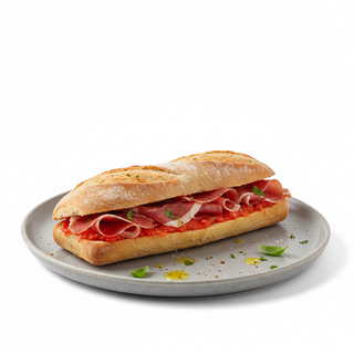 Bocata De Jamón Y Tomate