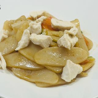 118 Gnocchi di riso con pollo e verdure miste