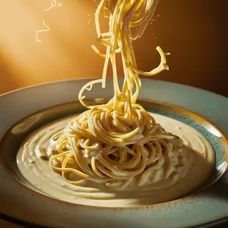 Espaguete Cremoso /  Creamy Spaghetti 