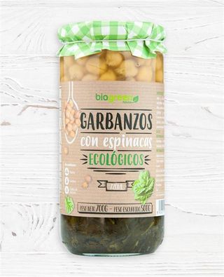 Garbanzos Con Espinacas Biogreen 720Gr