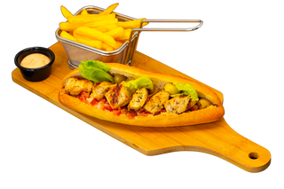 Sandwich Tafernout Brochettes De Poulet Mariné