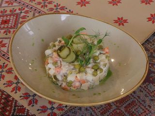 Оливье с курочкой по нашему рецепту