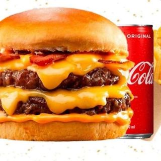 Duplo stike burger menu