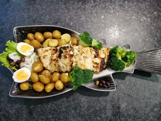 Bacalhau Assado na Brasa