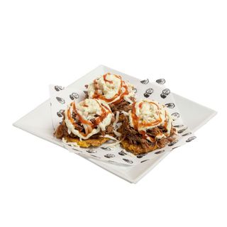 Tostones de Carne Típicos de Venezuela (Mini Patacones)