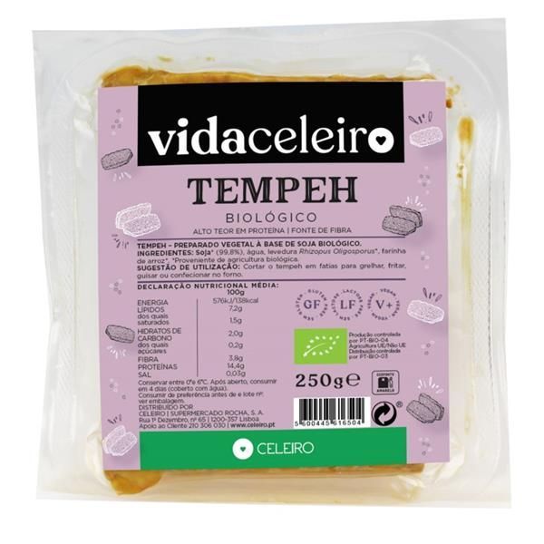Tempeh Bio 250G Vida Celeiro 250 Gramas