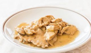 Escalope crème fraîche