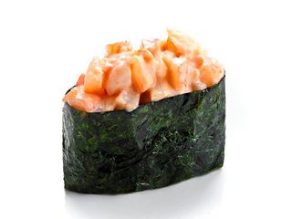 Гункан запеченный с креветками (6 шт.)