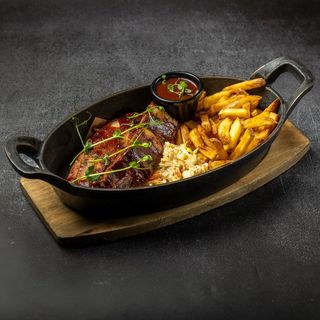 Rebarca u BBQ sosu 300 gr. + Teleća čorba + Pepsi 0.33ml - akcija